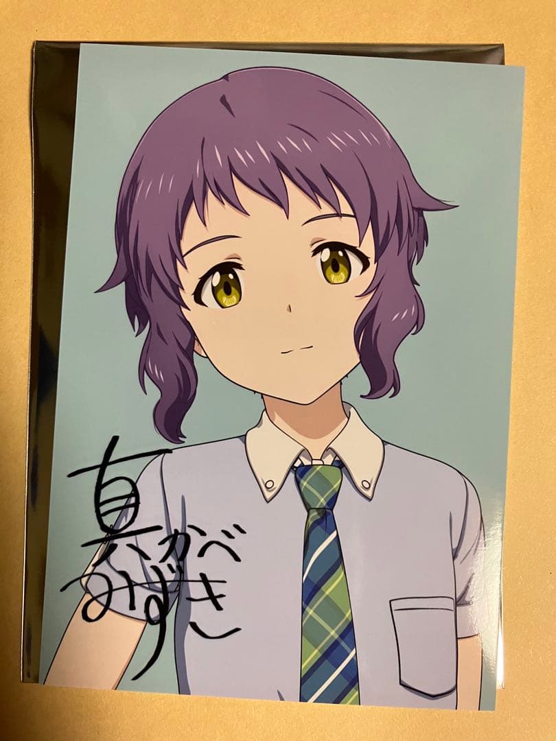 【サイン入り・真壁瑞希】アイドルマスター ミリオンライブ 前売特典 ブロマイド