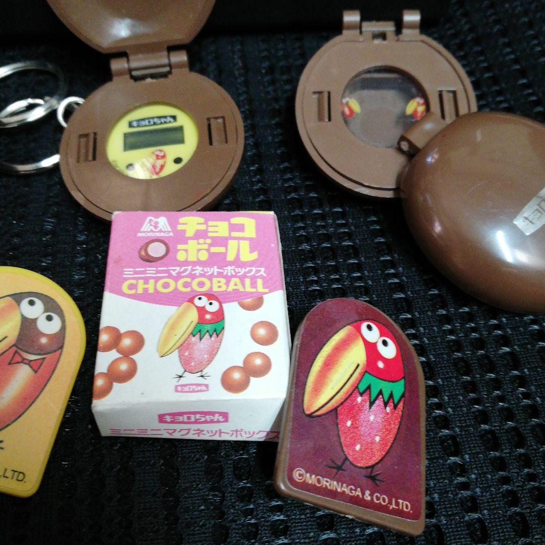 森永キョロちゃんチョコボールワクワクホルダーウォッチ写真キーホルダーレトロ