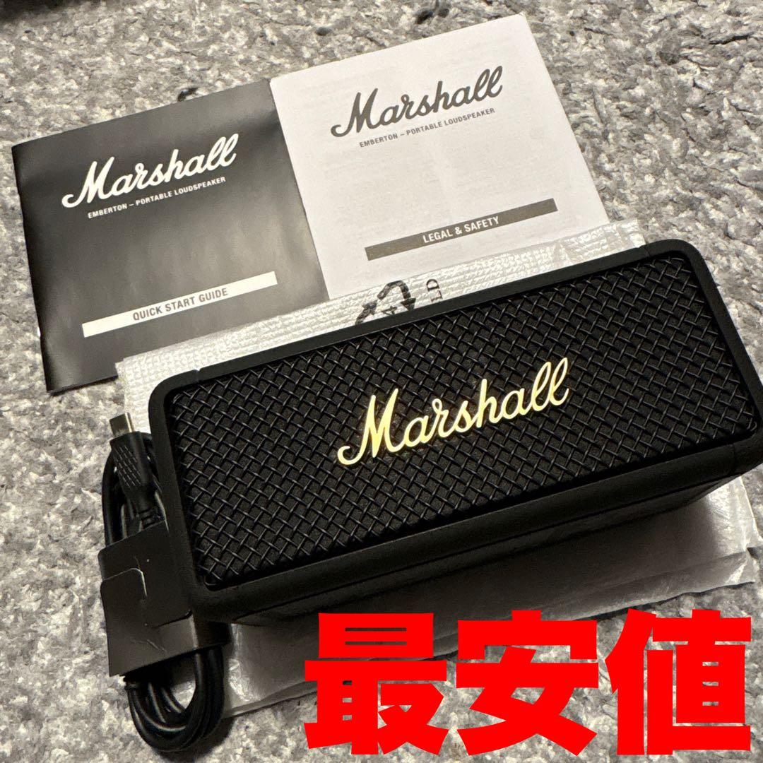 マーシャル Marshall EMBERTON ワイヤレススピーカー ブラック