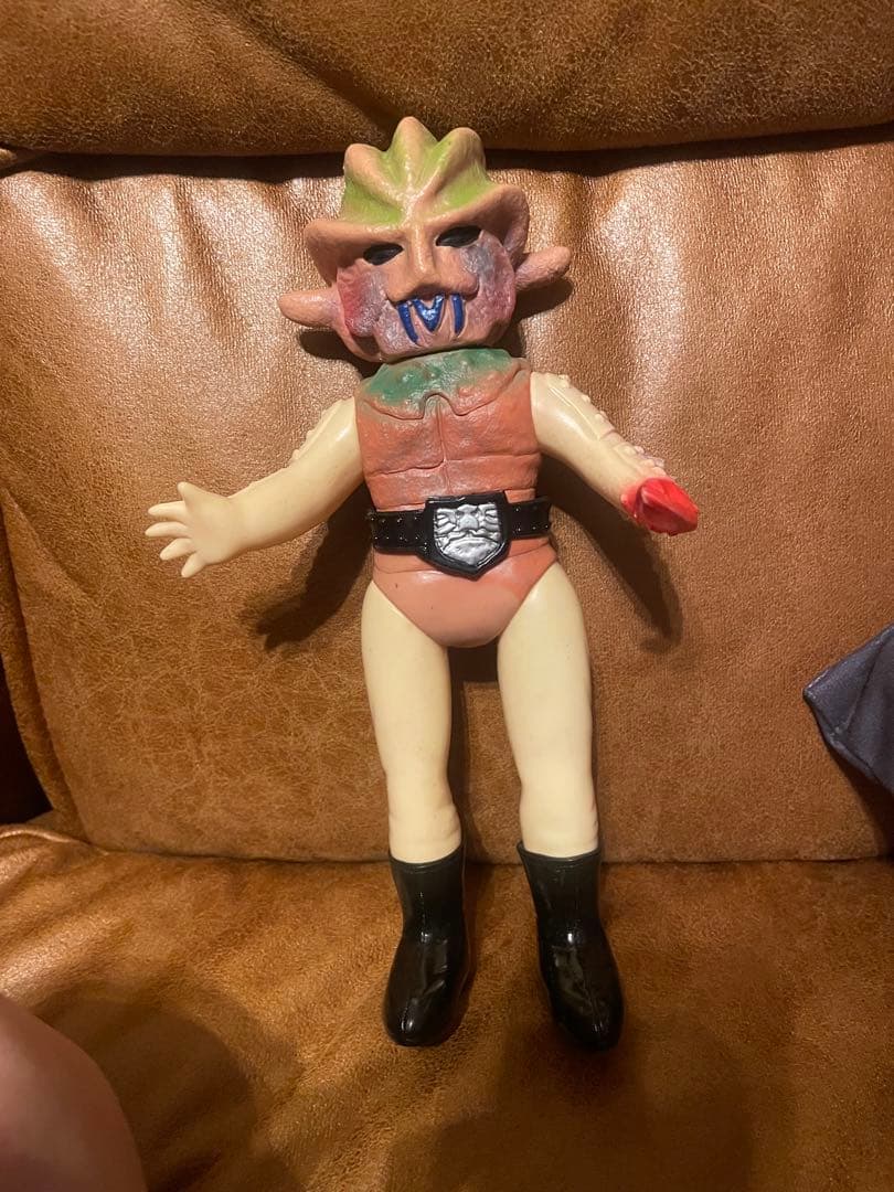 フリマ君　仮面ライダー　ソフビ　カニバブラー　旧バンダイ