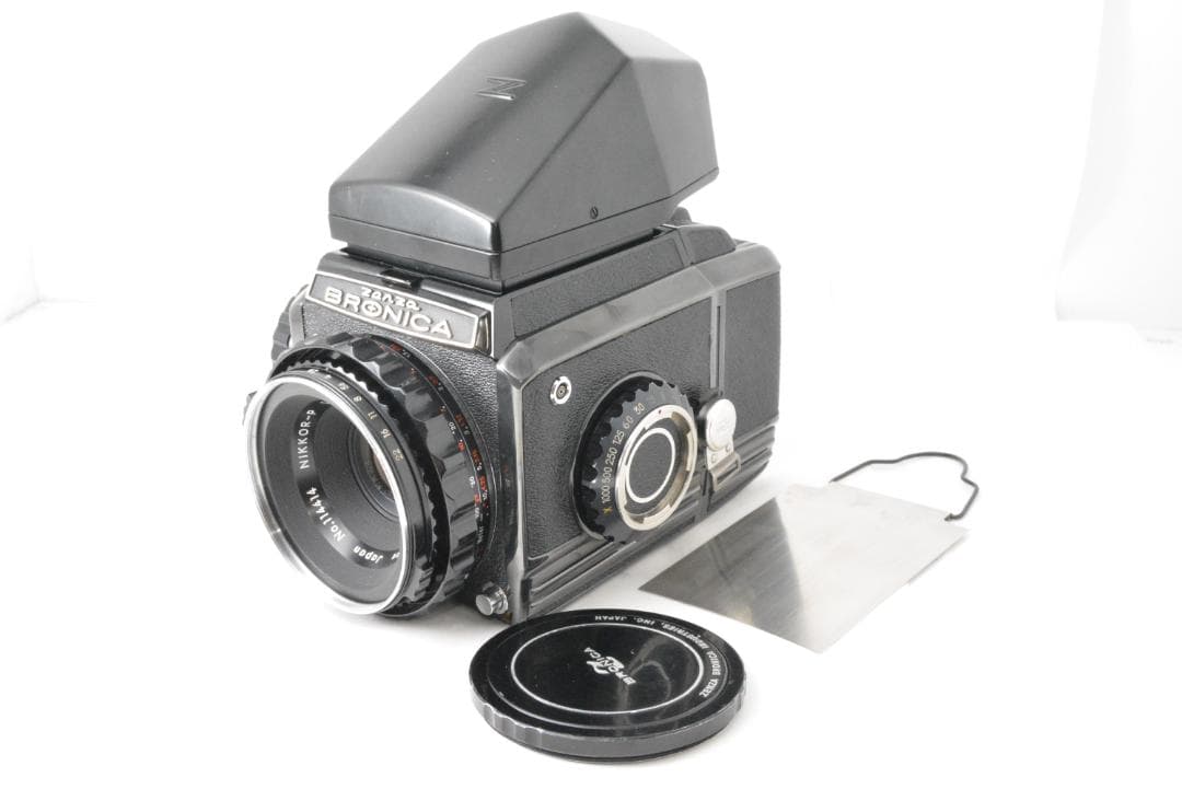 ≪希少なブラック≫ZENZA BRONICA S2 後期＋75mm F2.8