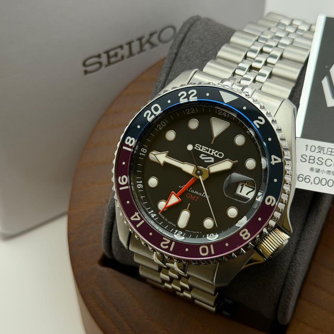 【新品未使用】セイコー　SKX 箱説保　SBSC021 GMT 希少　自動巻
