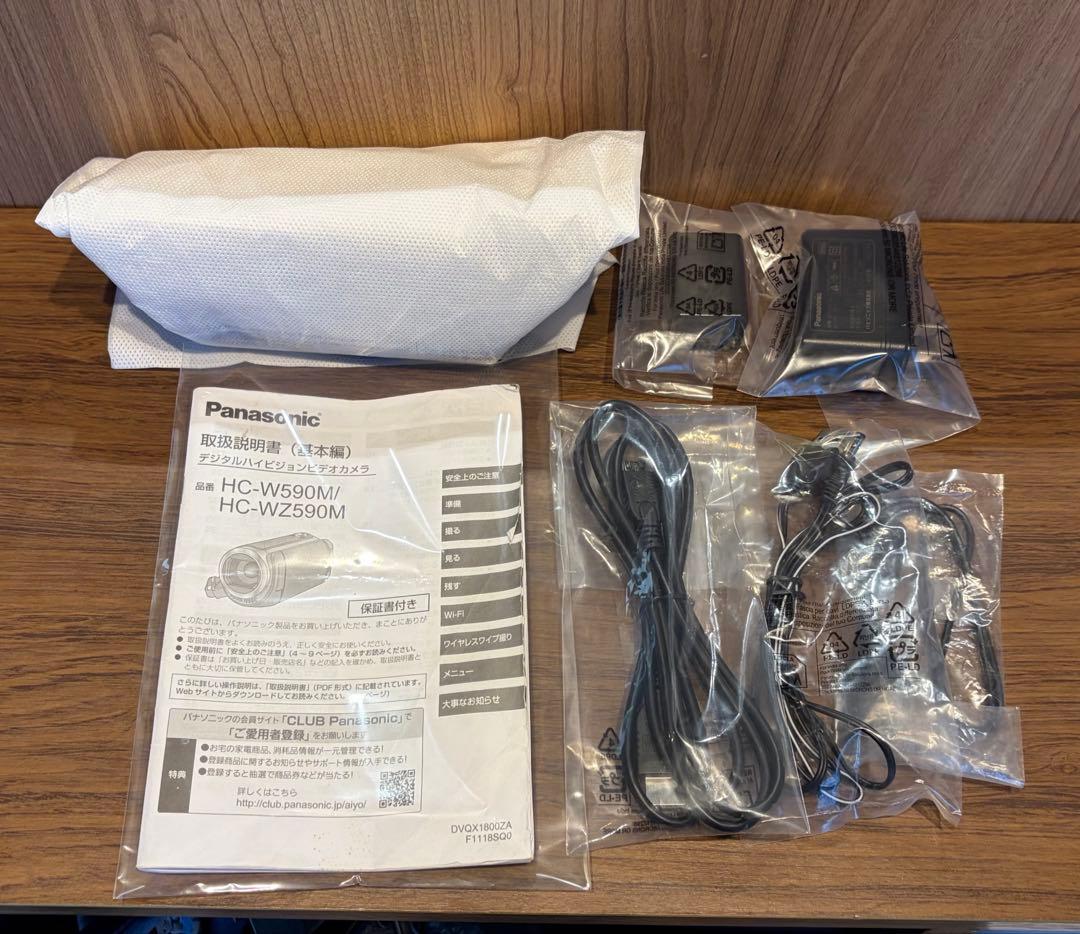 パナソニック ビデオカメラ Panasonic HC-W590Mブラウン