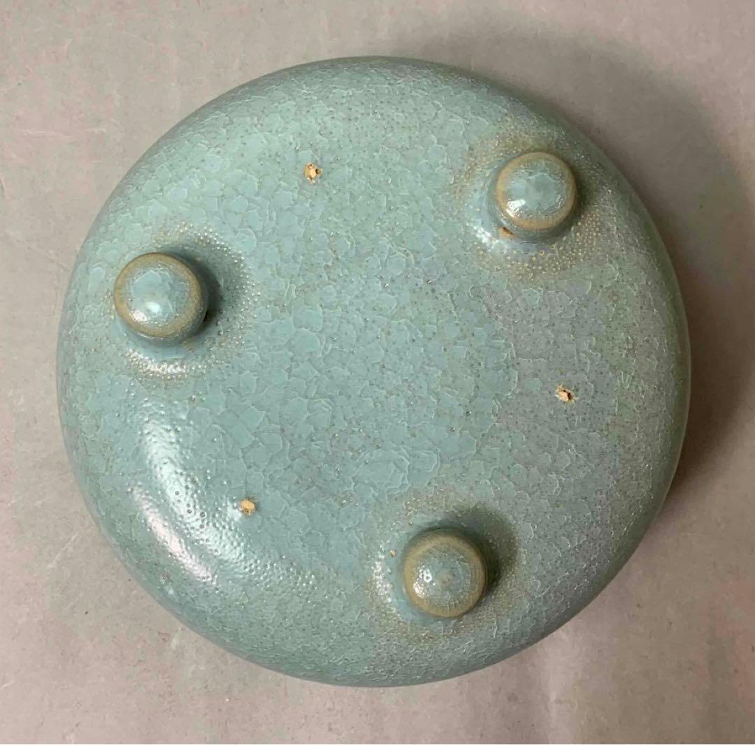 中国 耳付三つ足洗筆（鉢） u6230835