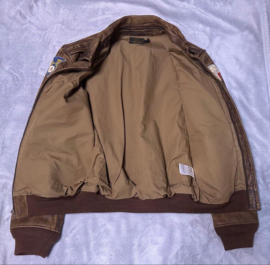 Polo Ralph Lauren TYPE A-2レザージャケット サイズM