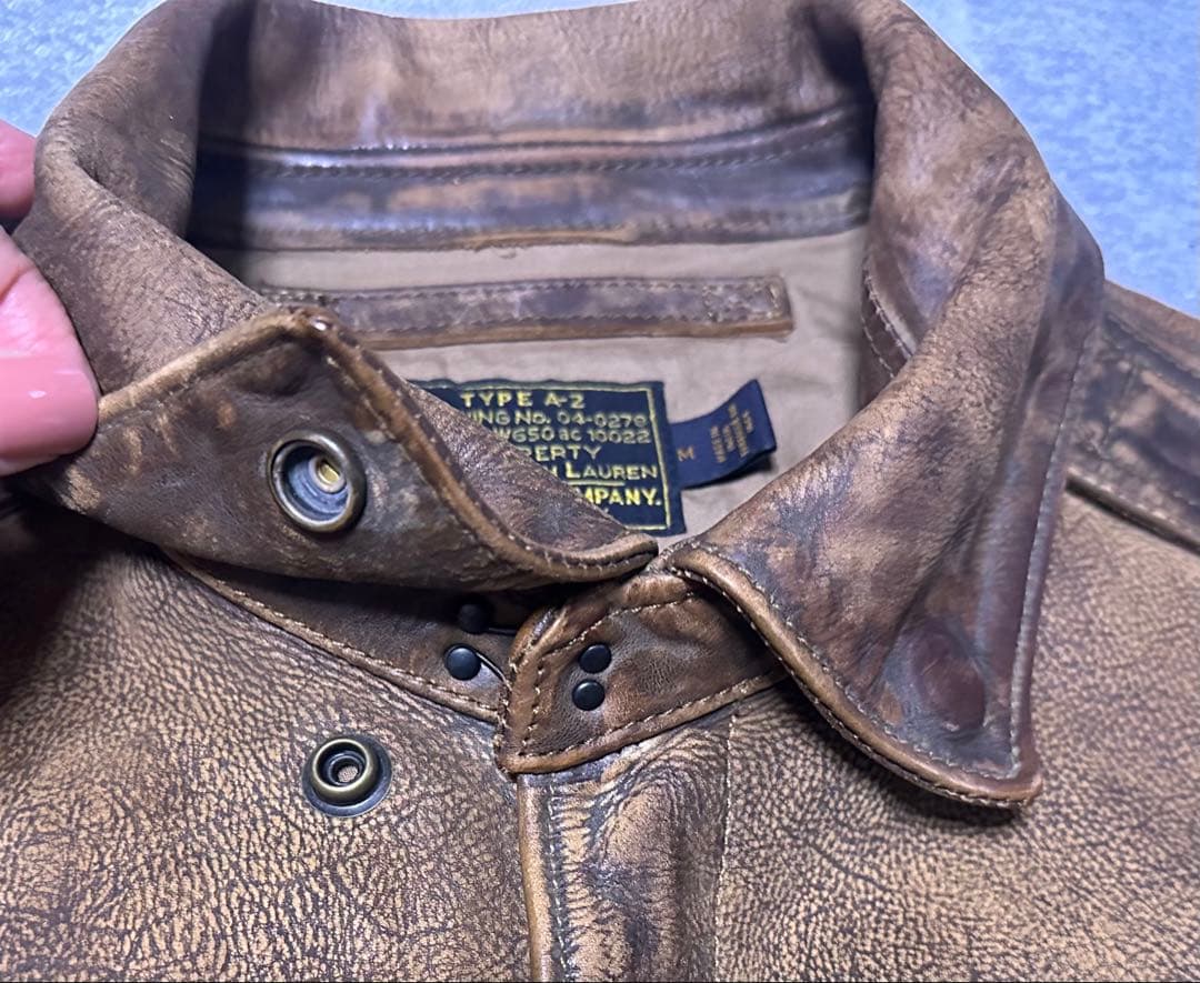 Polo Ralph Lauren TYPE A-2レザージャケット サイズM