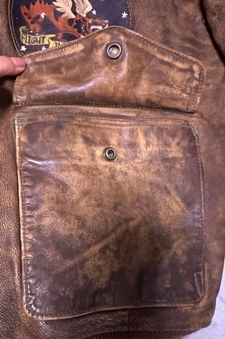 Polo Ralph Lauren TYPE A-2レザージャケット サイズM