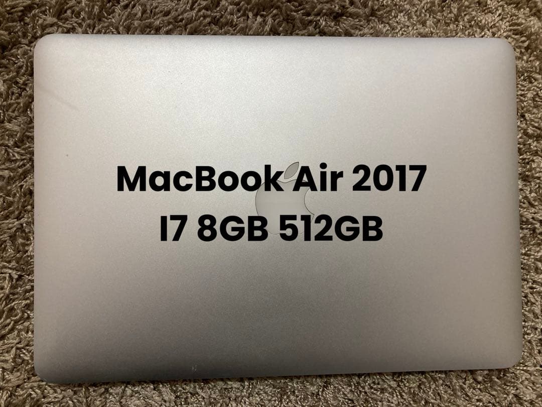 ②MacBook Air2017 i7 8GB 512GB