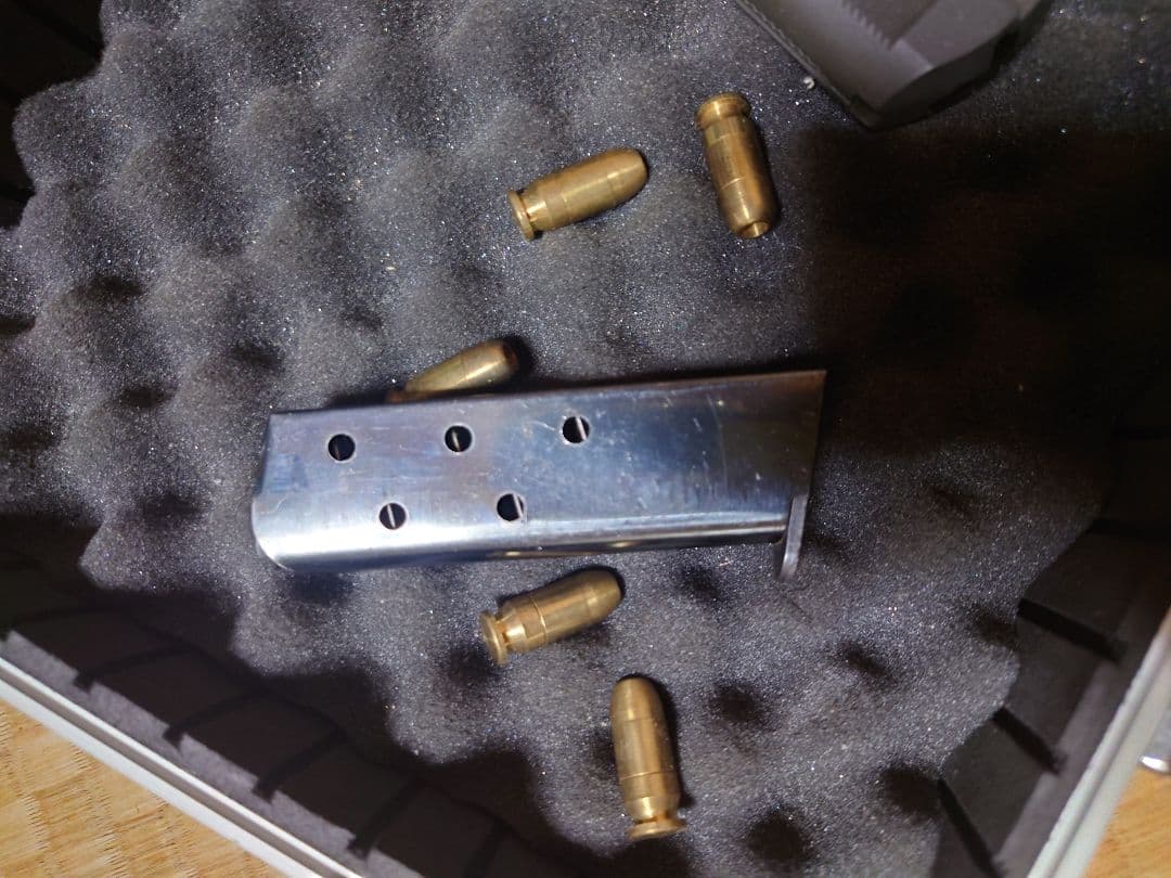 M1910 マルシン モデルガン カート&トランクケース付属