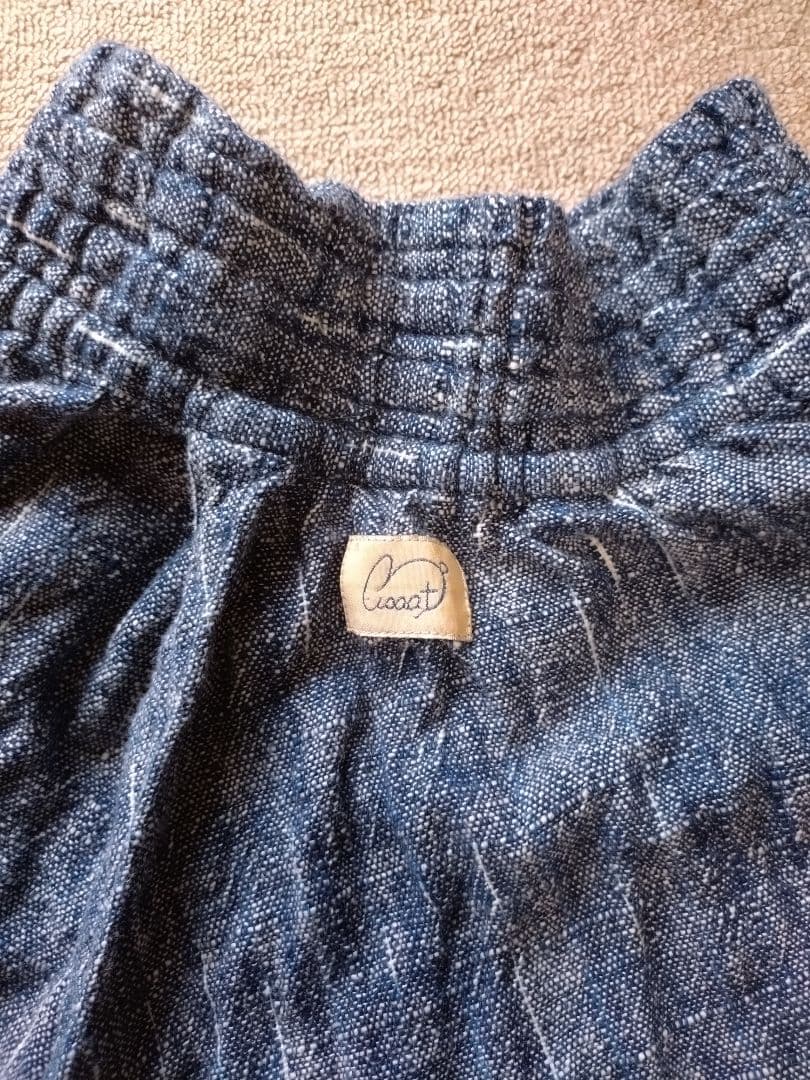 うさとの服 usato モモンガ スカート＆パンツ 藍染