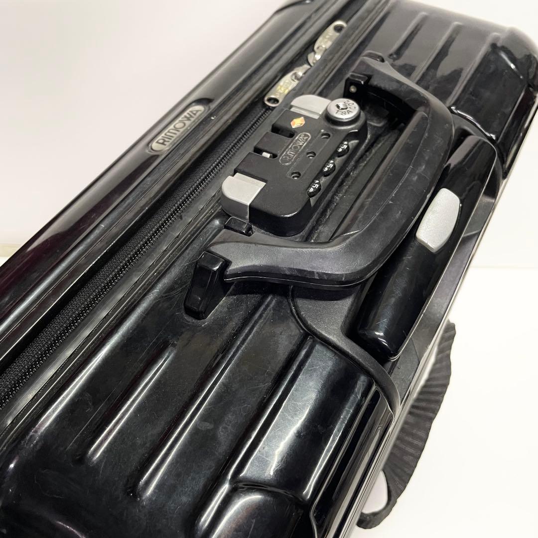 ○リモワ 機内持ち込み可2輪 ビジネス トロリー ブラック　現状品