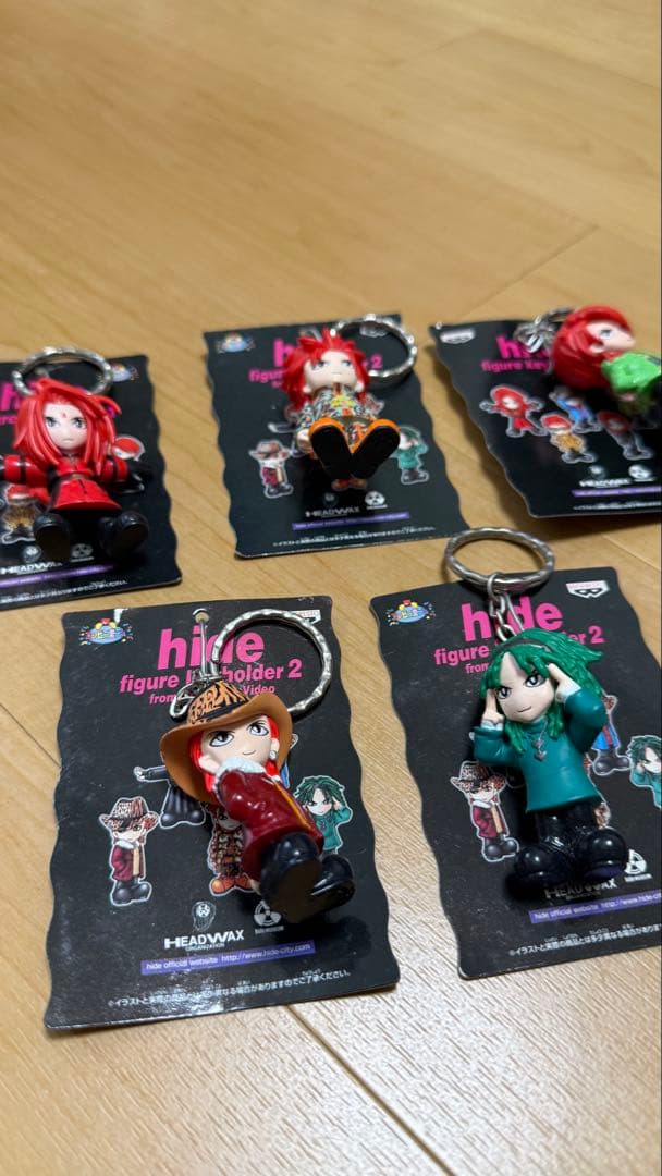 hideキーホルダー 10個セット　ギターキーホルダー2種プレゼント