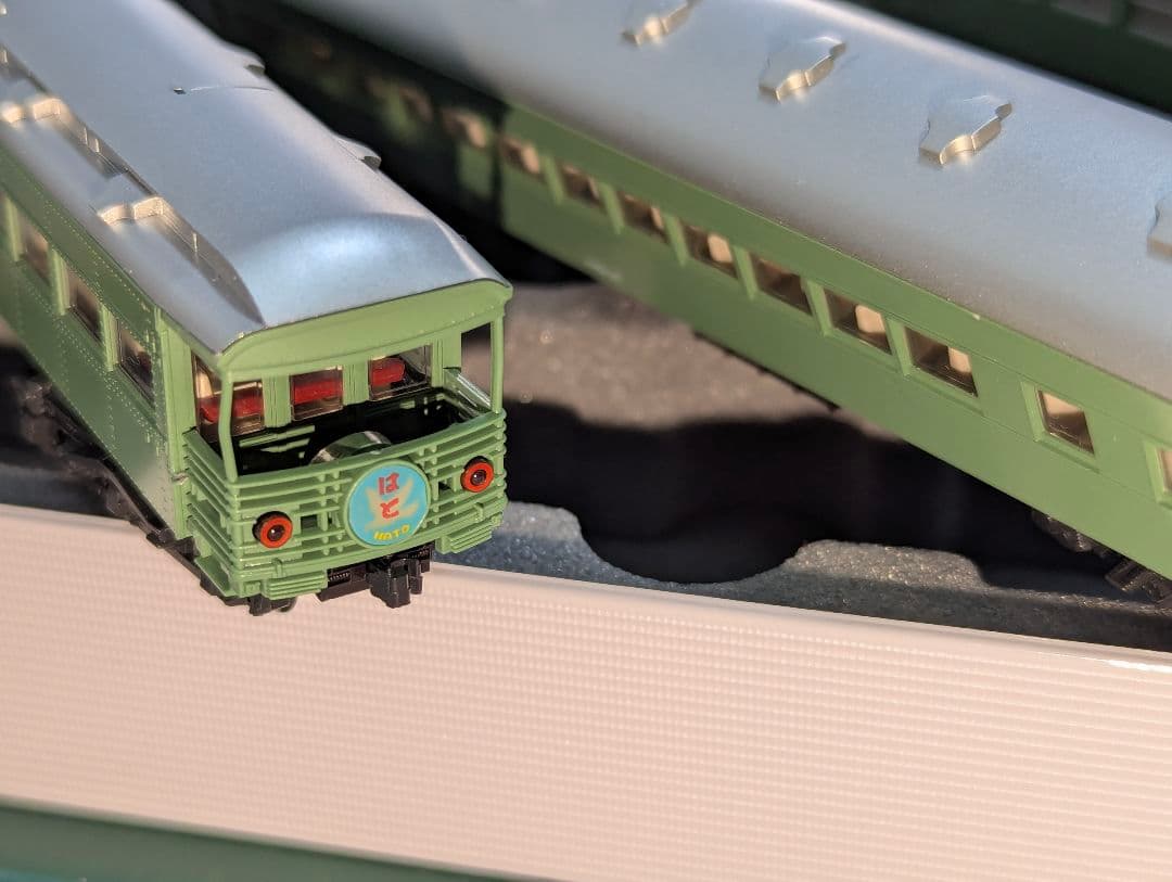 KATO　特急 はと 青大将編成　７両　全車室内灯　Nゲージ