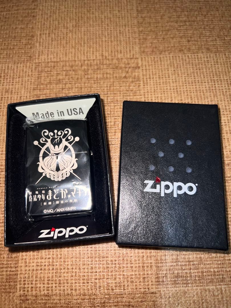 zippo 劇場版 魔法少女 まどかマギカ　悪魔ほむら 希少　ジッポ