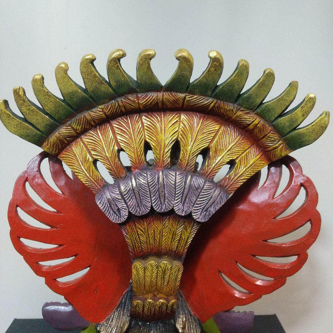 インドネシア バリ島 ヴィシュヌ神 ガルーダ像 木彫 木製 木工 伝統工芸