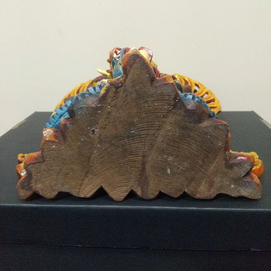 インドネシア バリ島 ヴィシュヌ神 ガルーダ像 木彫 木製 木工 伝統工芸