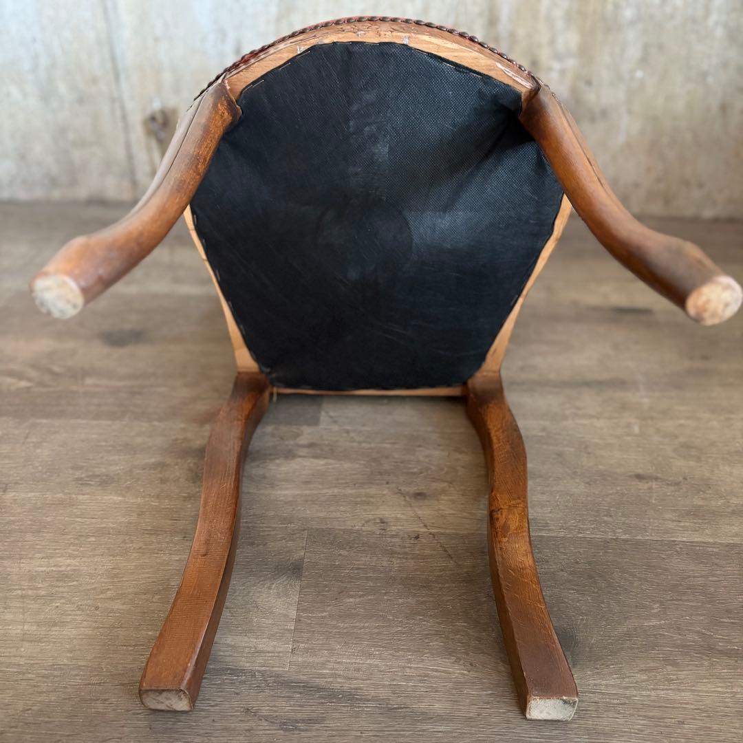 クラシック　リベット猫脚チェア