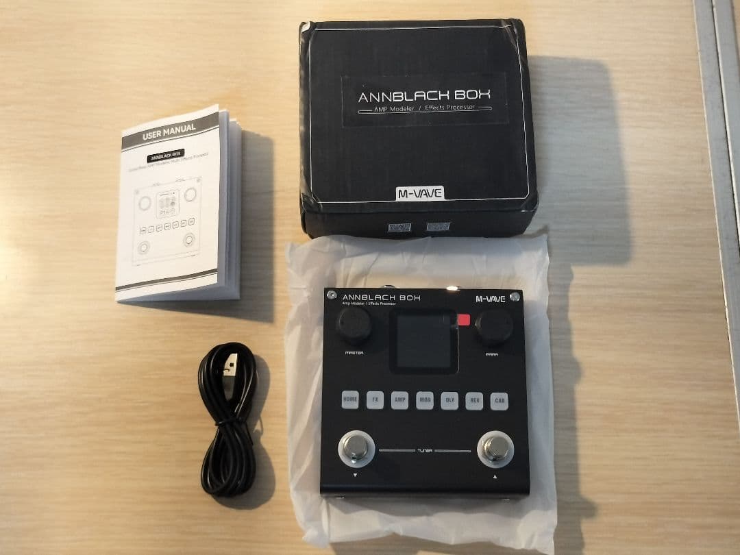 M-VAVE BLACHBOX　ギターマルチエフェクター　アンプシュミレーター