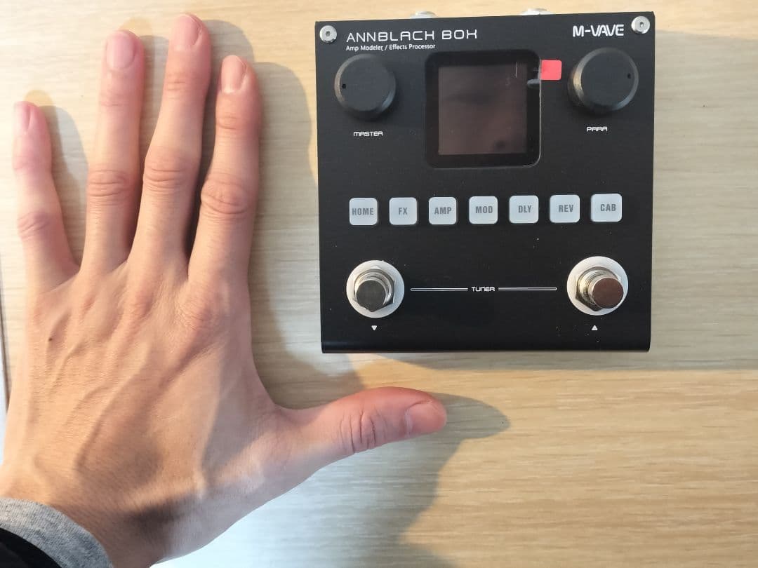 M-VAVE BLACHBOX　ギターマルチエフェクター　アンプシュミレーター