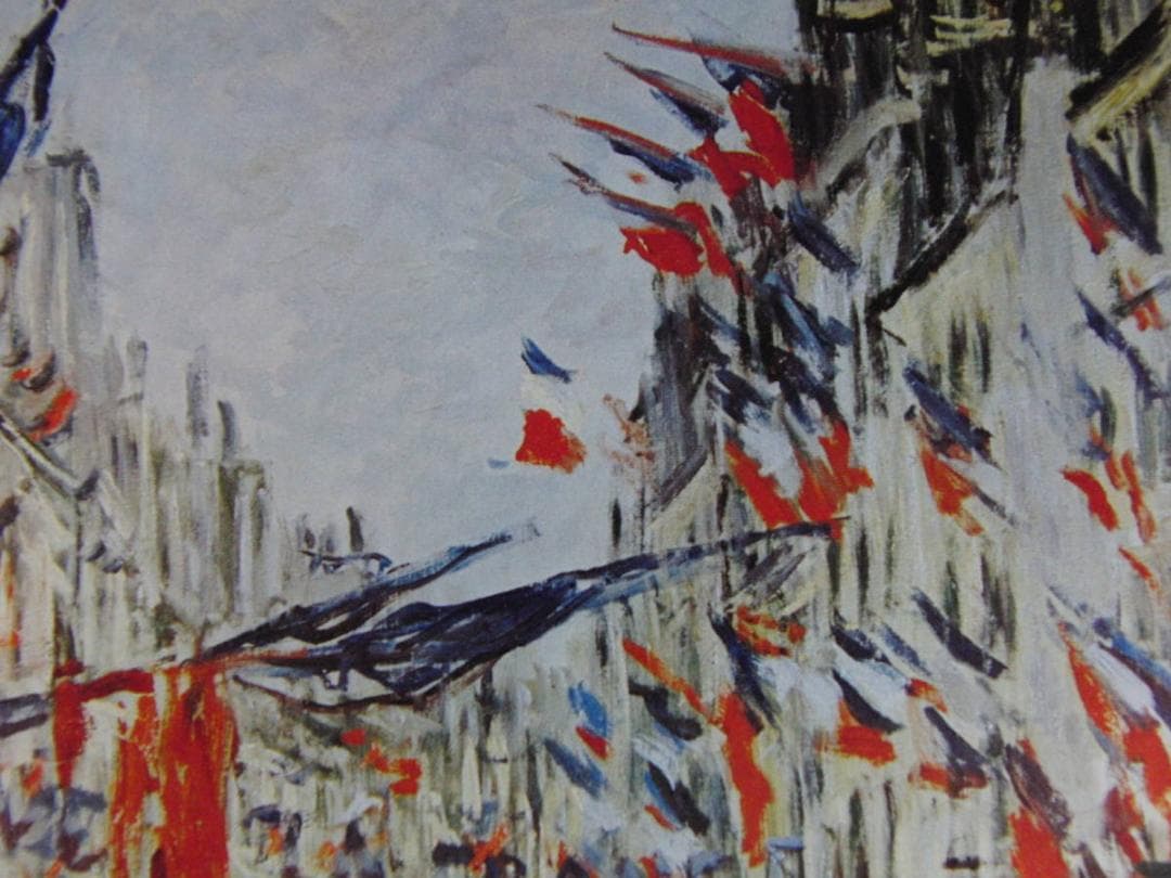 クロード・モネ、「Rue Saint-Denis Festivities on