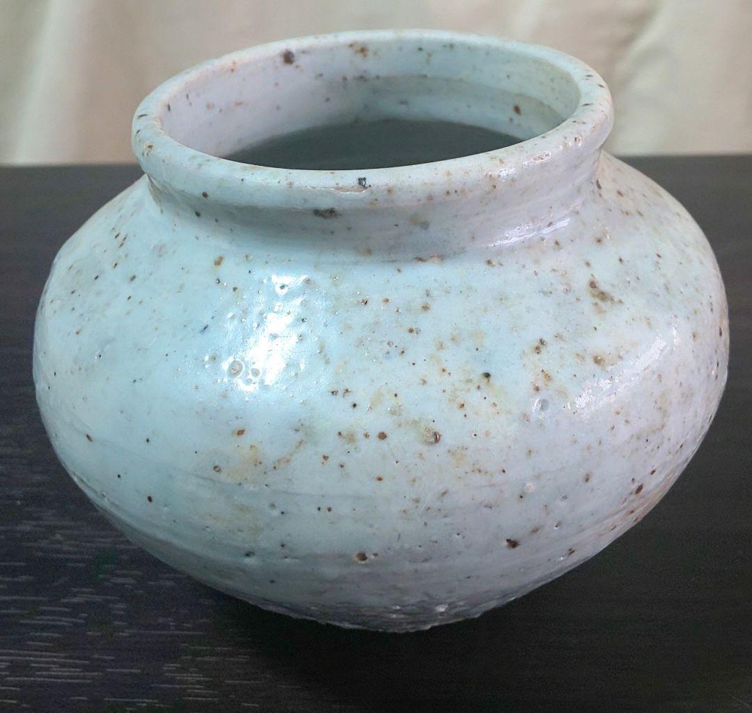 朝鮮古美術 李朝白磁壺