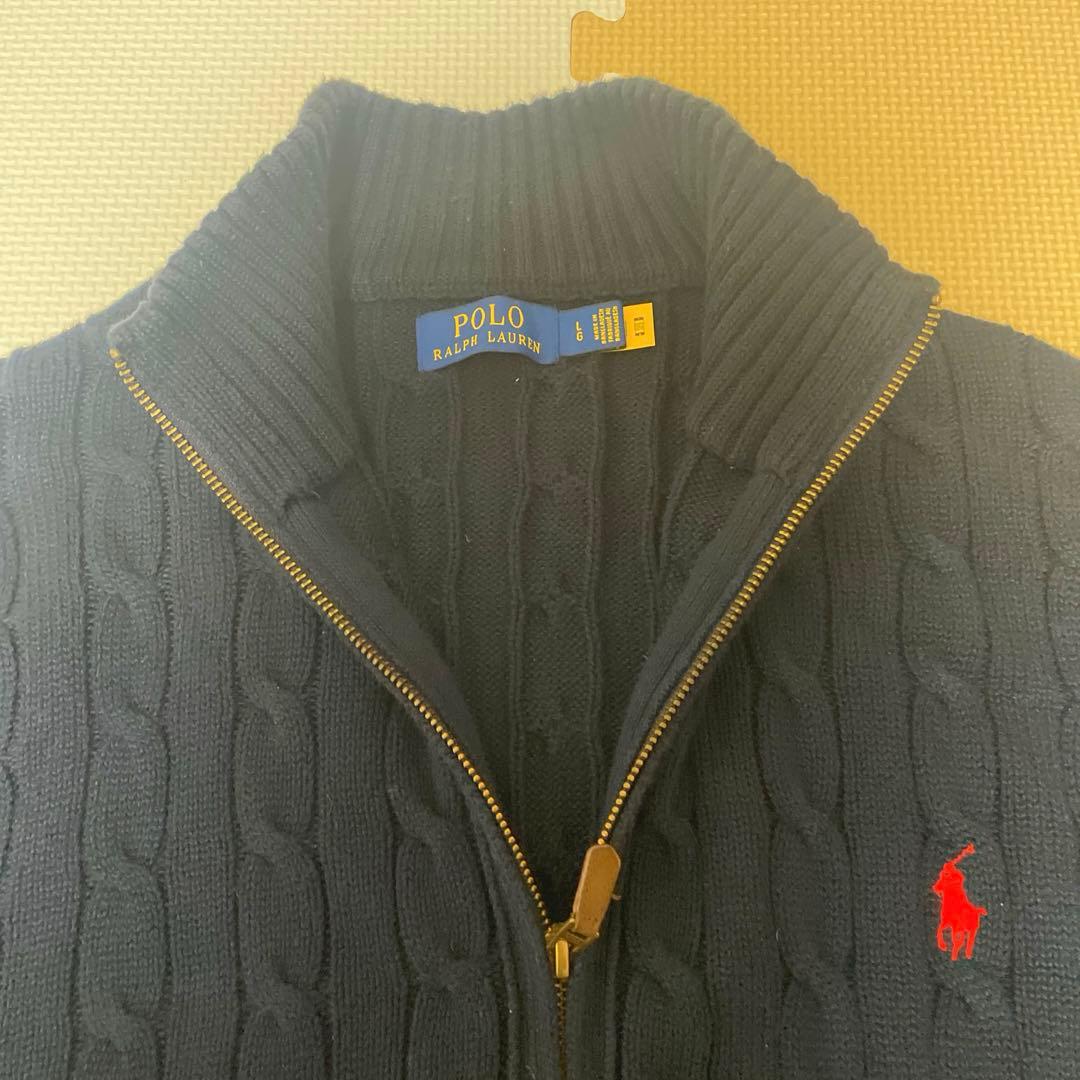 Ralph Lauren ジップアップセーター