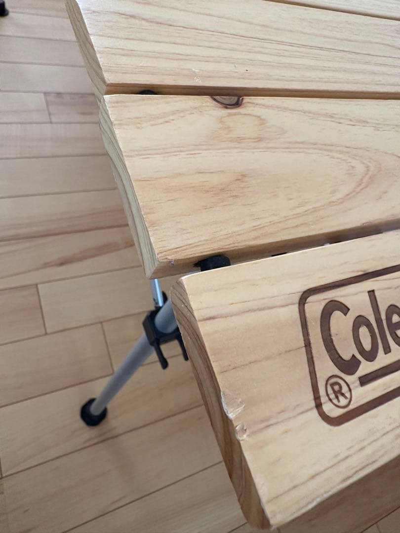 Coleman ナチュラルウッドロールテーブル110