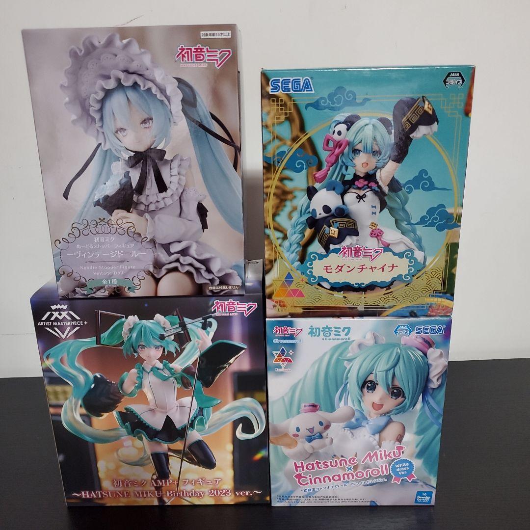初音ミク　プライズフィギュアセット