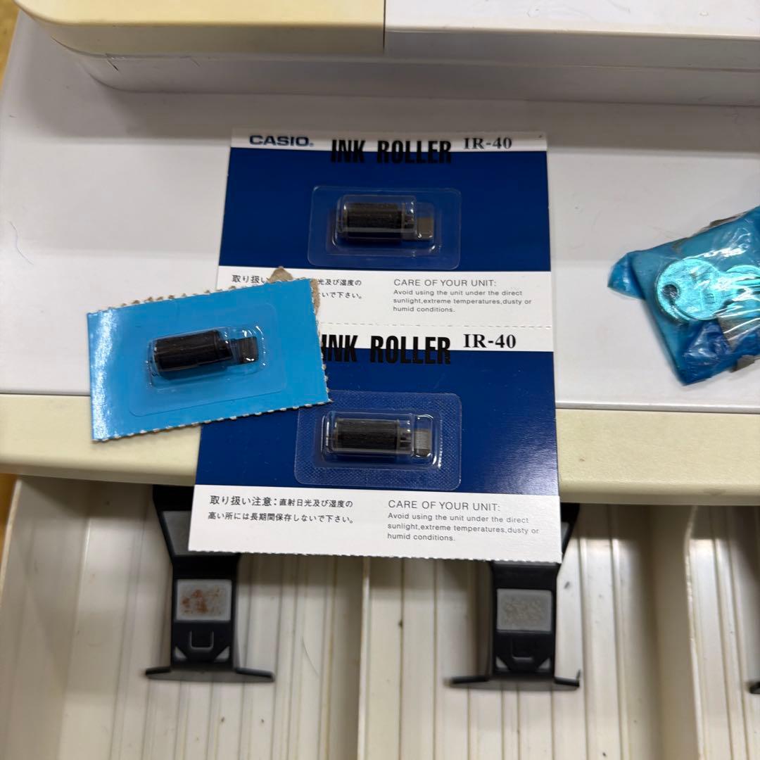 CASIO レジスター 110ER インク、レジロール付き