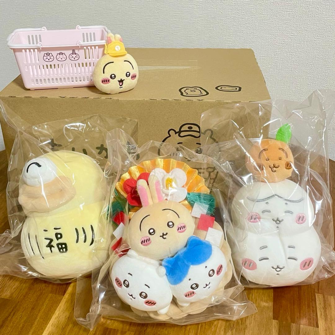 【即日発送】特典付 ちいかわ しめ縄飾り・鏡餅・ダルマ おめでたいほっこりセット