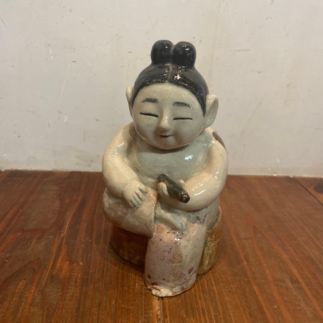 美品　陶芸　置物　オブジェ　年代物　ヴィンテージ　雰囲気ある