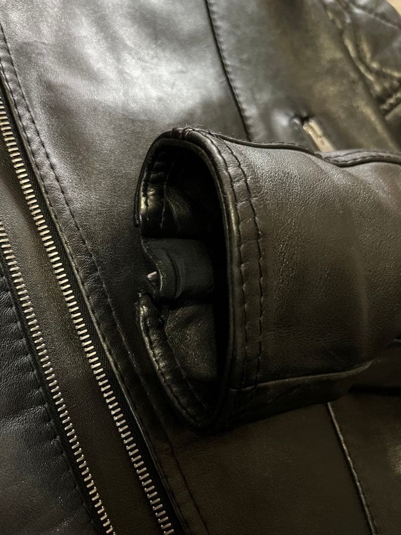 BALENCIAGA バレンシアガ ライダースジャケット44 牛革