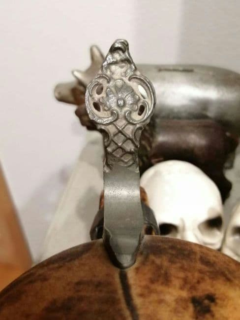 極美品　スカル　ドクロ　ビンテージ　ドイツ　ビアステイン　置物　マグカップ　2