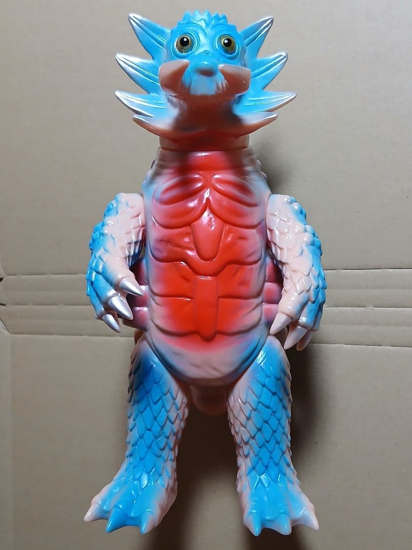 は*ん様 ブルマァク 復刻 ウルトラマンA 怪獣 ソフビ キングクラブ エラー品