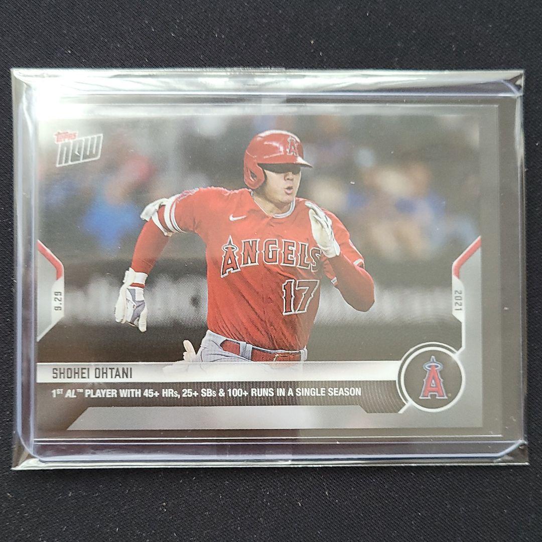 #◆MVP満票！◆大谷翔平 ア・リーグ初のシーズ記録達成！ 記念 カード 超美品