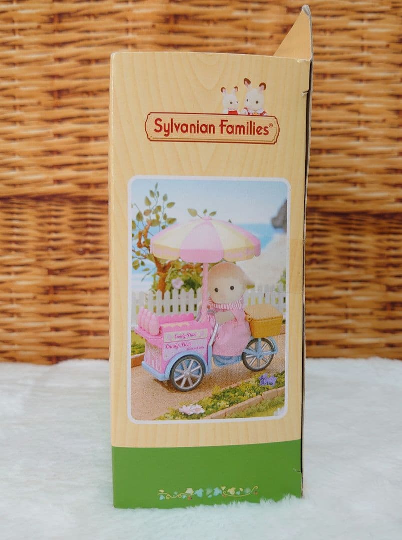 【未開封】シルバニアファミリー　ヒツジ　わたあめ　綿菓子　海外版　オープンハンド