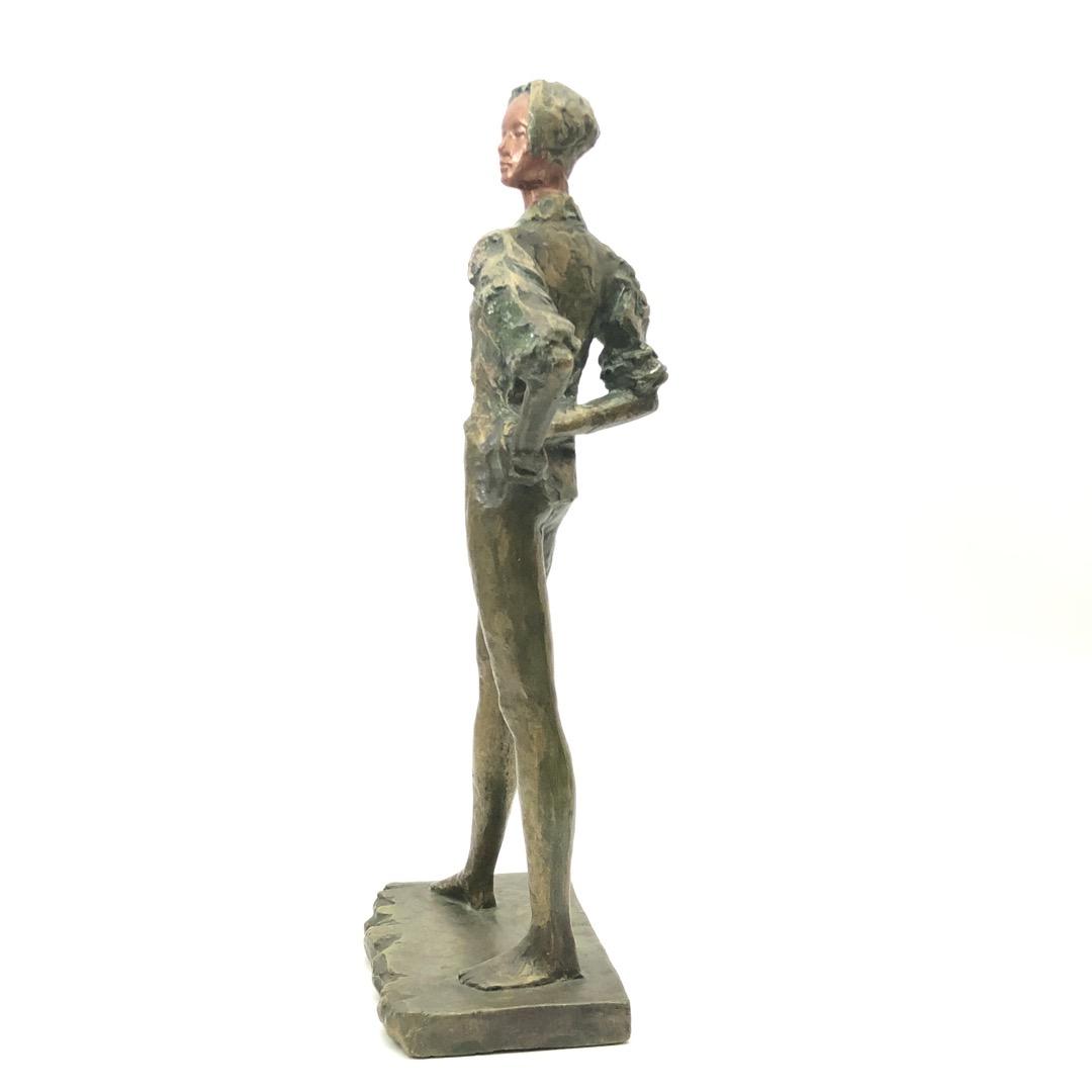 金属彫刻 - \"Shirt Woman\" 川原孝文