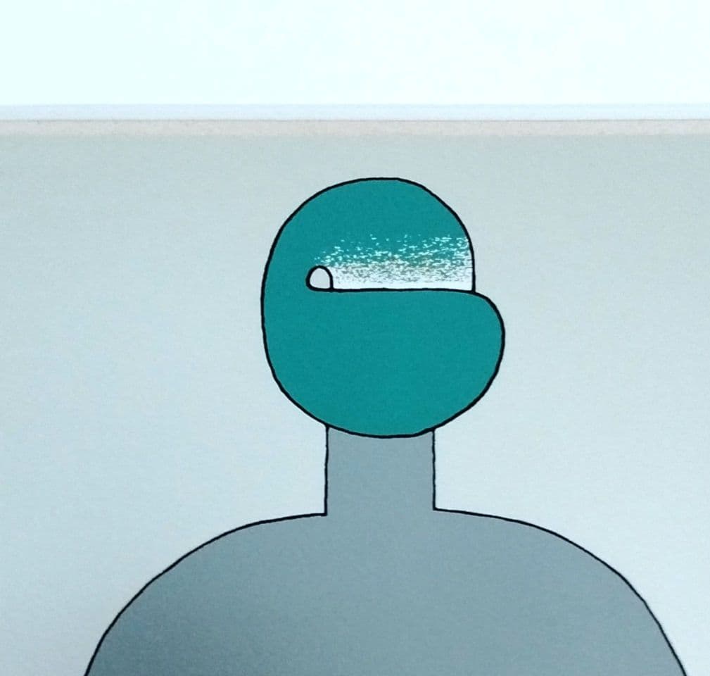 ☆ 元永定正 大判シルクスクリーン