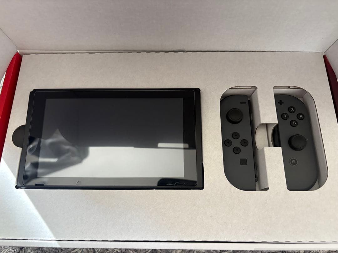 Nintendo Switch 本体【グレー】 + 箱、付属品完備