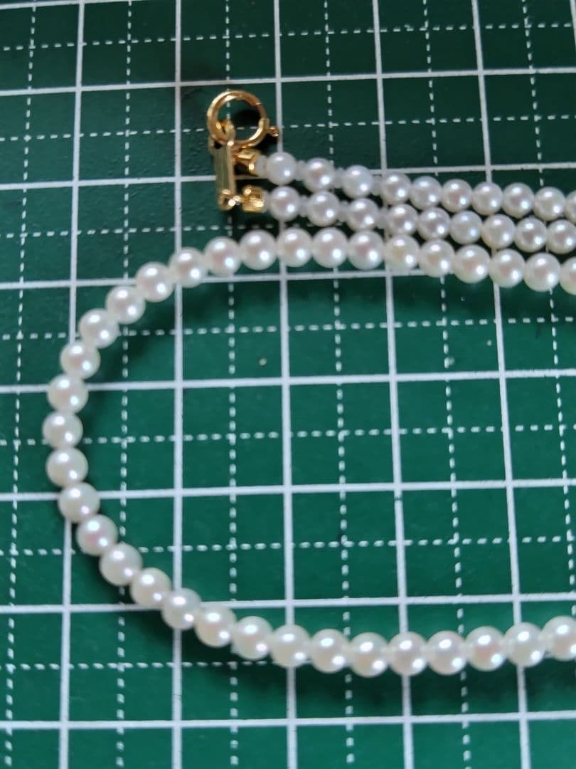 専用になります。 K18 アコヤ真珠ベビーパール　ロングネックレス