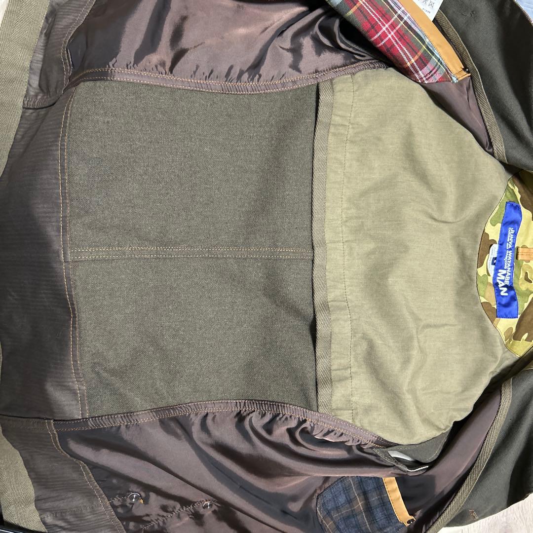 ギャルソン　ジャケット　チェック