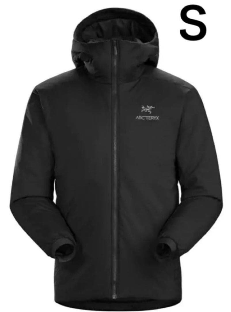 2022 アークテリクス アトム AR フーディ メンズ S 黒