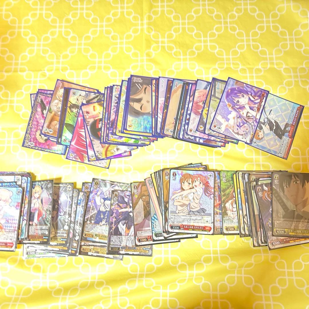 ヴァイスシュヴァルツ SR・RRR 等&サインカード約1500枚まとめ売り