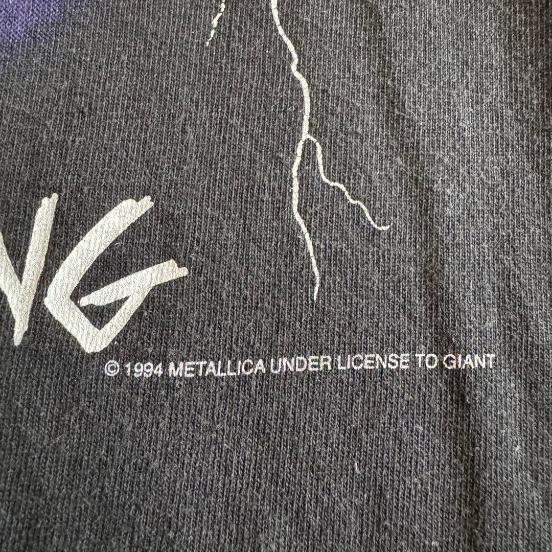 90s メタリカ \"RIDE THE LIGHTNING\"ビンテージTシャツL