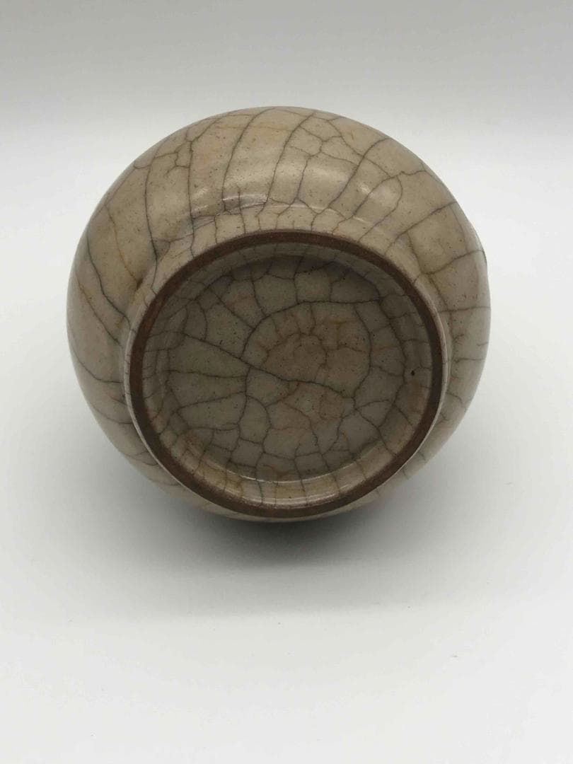 南宋時代　哥窯　汝官窯　花瓶　希少貴重　時代物　中国古美術　骨董品(A-46)