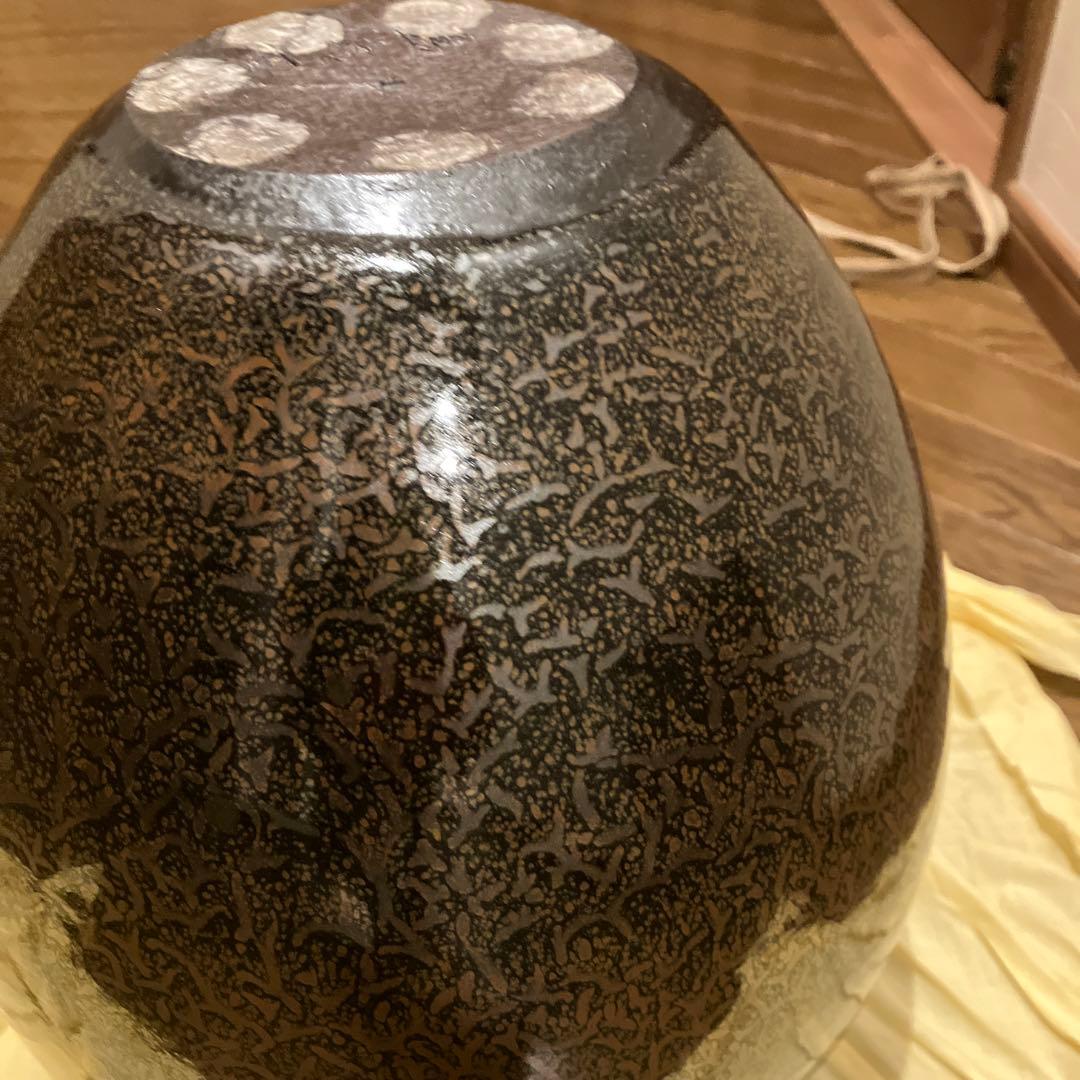 『松樹天目壷』　木村盛康 作