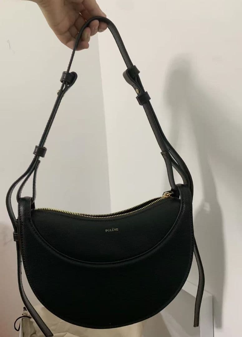 Polène Numéro Dix ブラック ショルダーバッグ