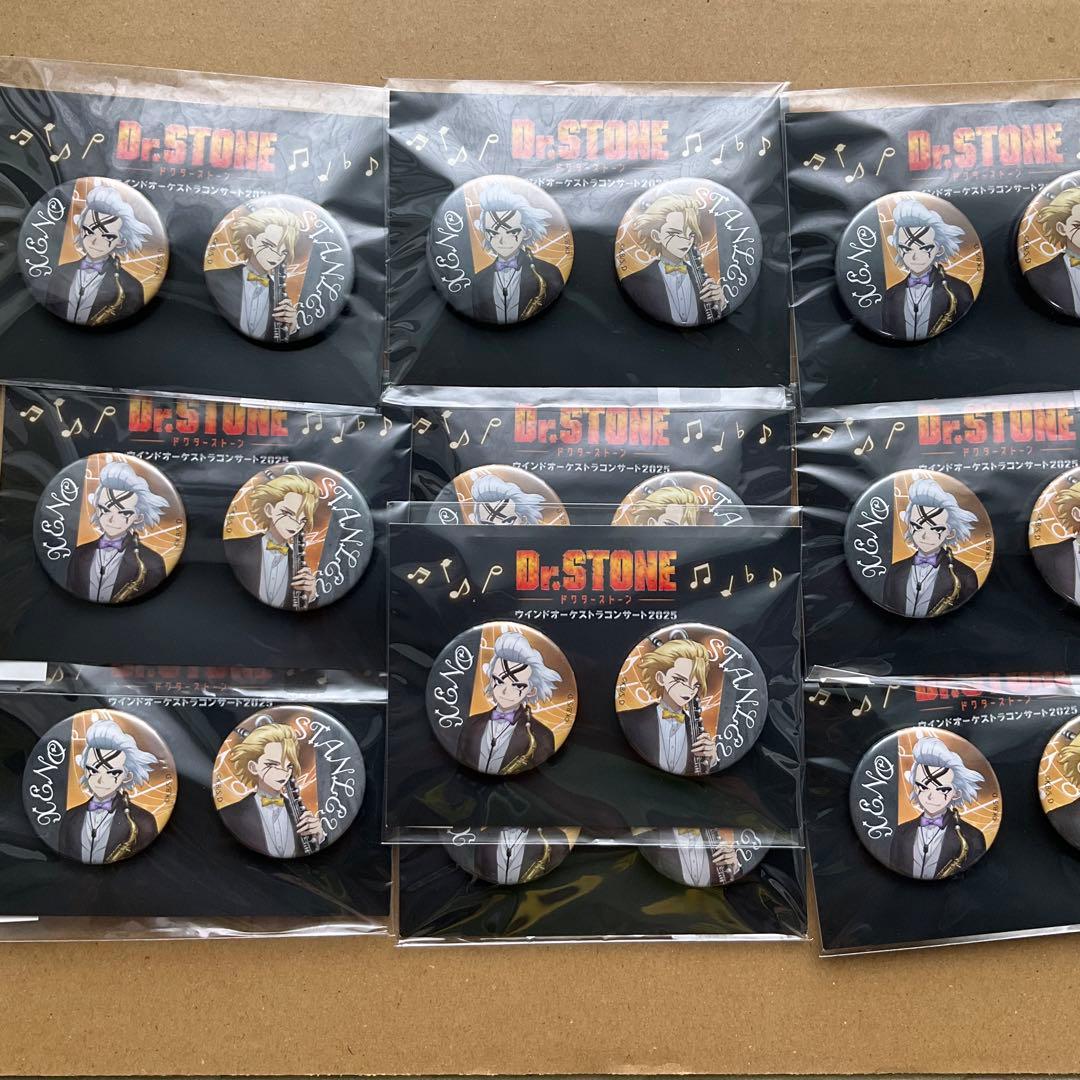 Dr.STONE ドクスト　スタンリー ゼノ 缶バッジ　10セット　オーケストラ