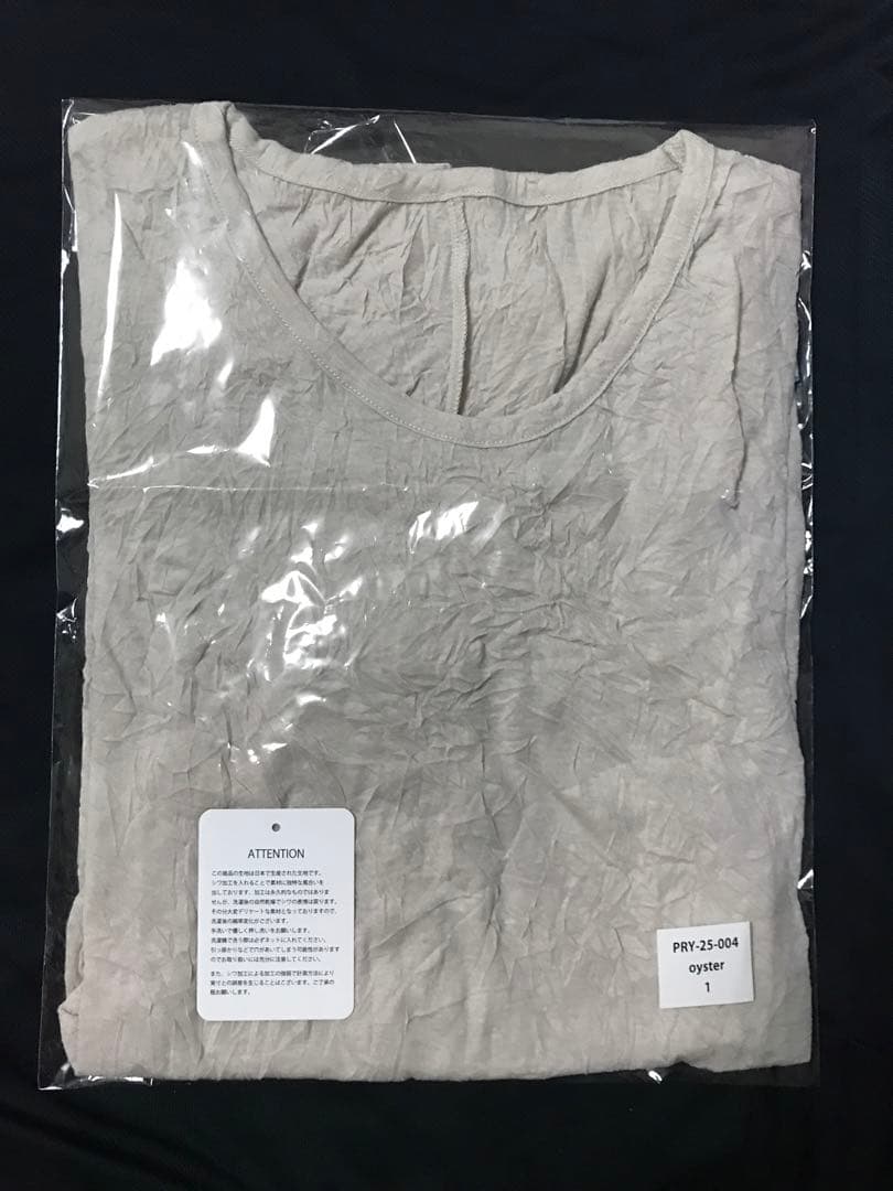 PRYシュウトCraft Fabric Layered Uneck Tshirt