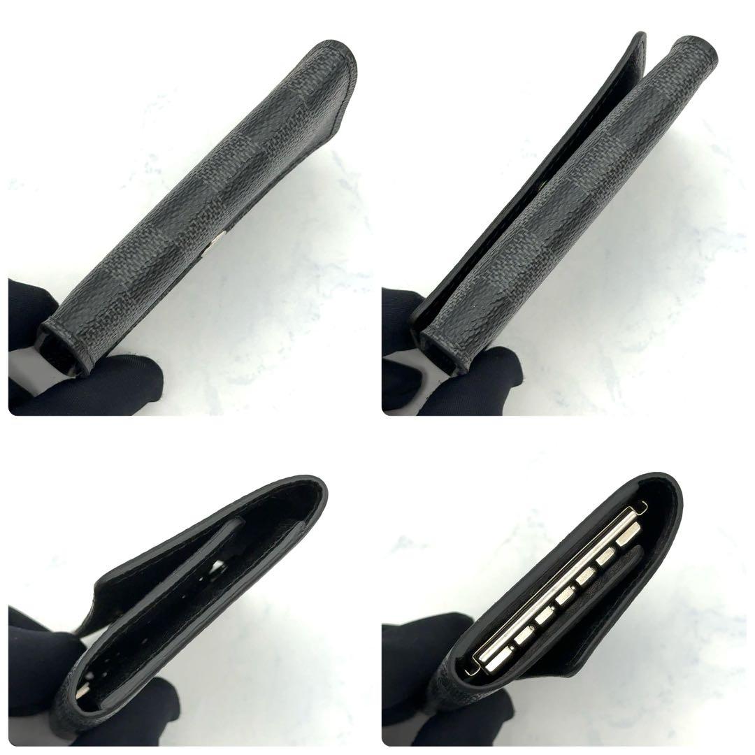 【新品級】ルイヴィトン キーケース ダミエ グラフィット ミュルティクレ6 黒